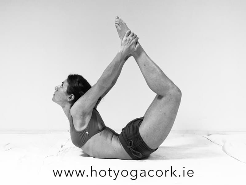 Hot Yoga Bow Pose - Dhanurasana