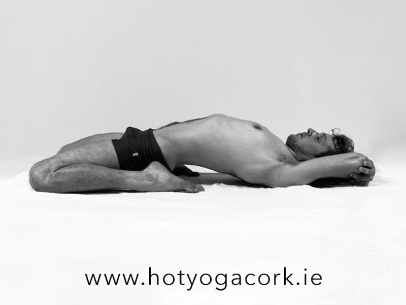 Hot Yoga Fixed Firm Pose - Supta Vajrasana