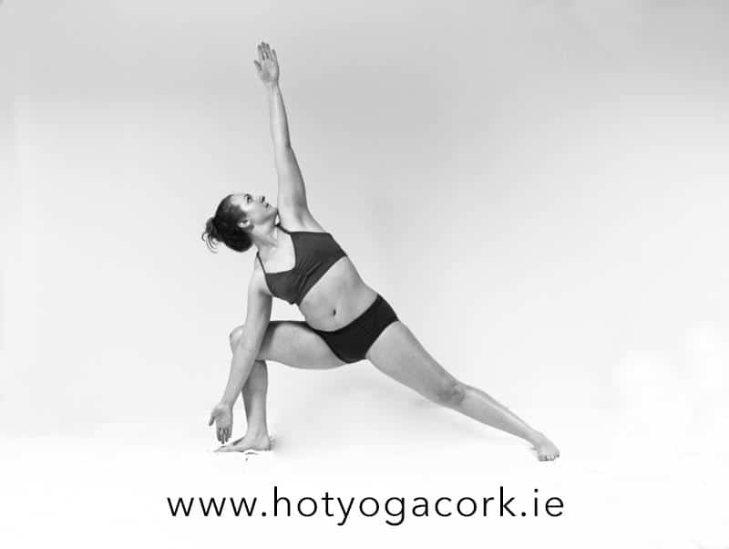 Hot Yoga Triangle Pose - Trikanasana